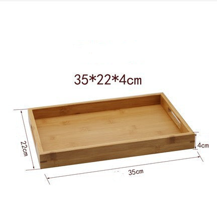 Rectangular Bamboo Tea Set Restaurant Tray
