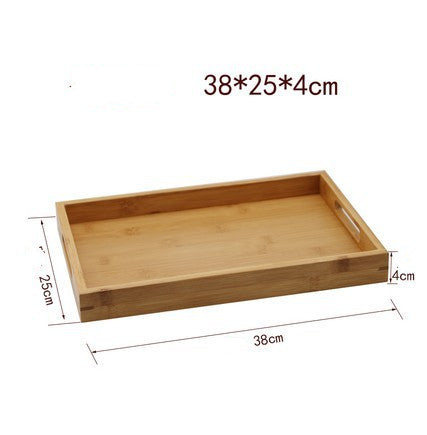 Rectangular Bamboo Tea Set Restaurant Tray