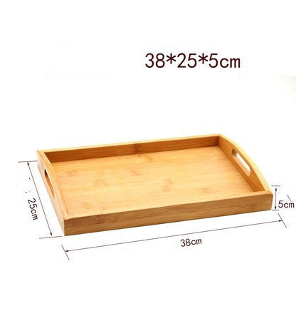 Rectangular Bamboo Tea Set Restaurant Tray