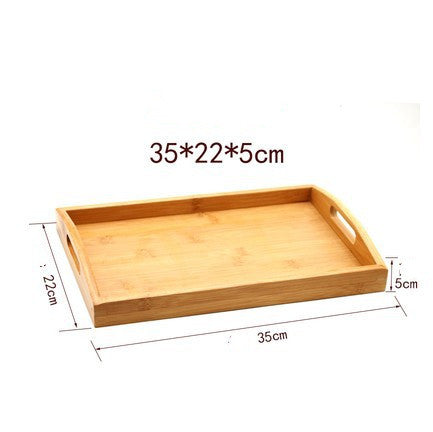 Rectangular Bamboo Tea Set Restaurant Tray