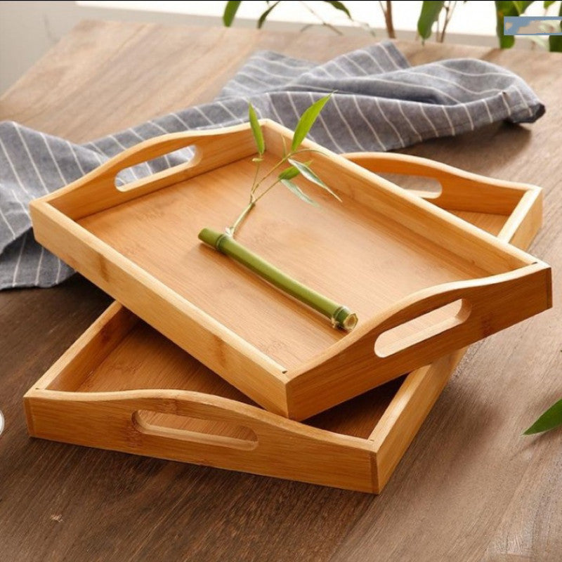 Rectangular Bamboo Tea Set Restaurant Tray