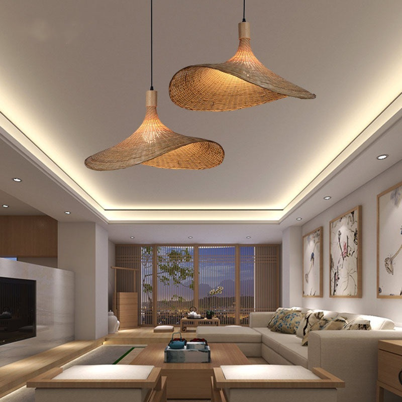 Bamboo Chandelier Japanese Style Lamp