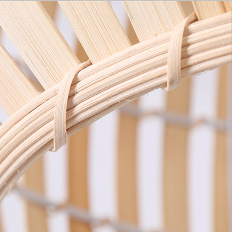 Hand Made Bamboo Rattan Chandelier