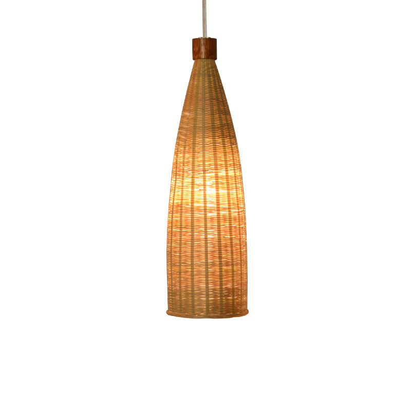 Elegant Hand Woven Straw Chandelier