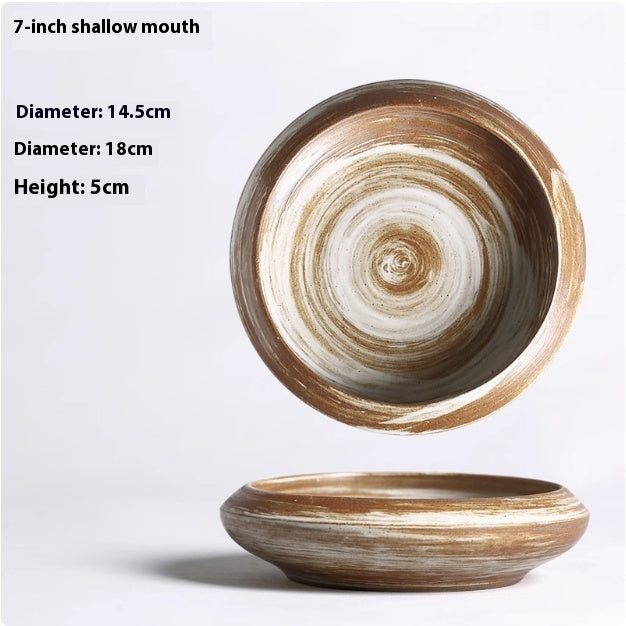 Japanese Style Coarse Pottery Tableware