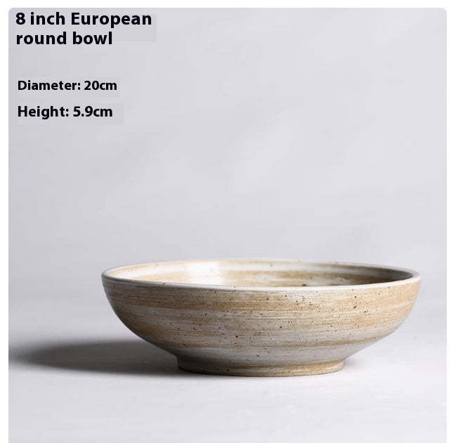 Japanese Style Coarse Pottery Tableware