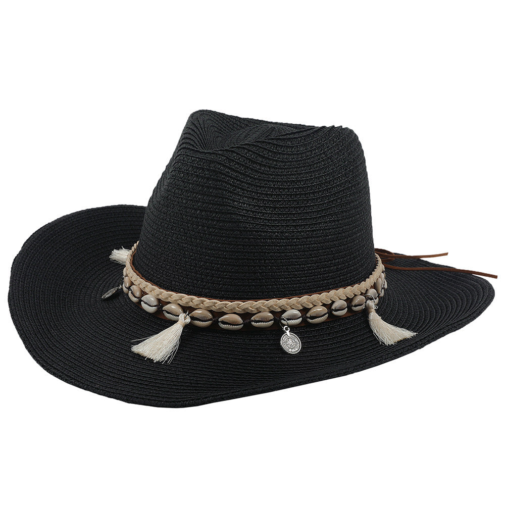 Shell Tassel Sun hat
