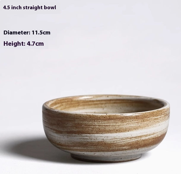 Japanese Style Coarse Pottery Tableware