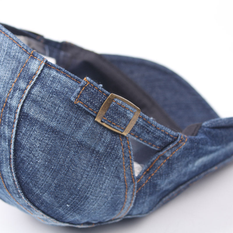 Denim Beret hat