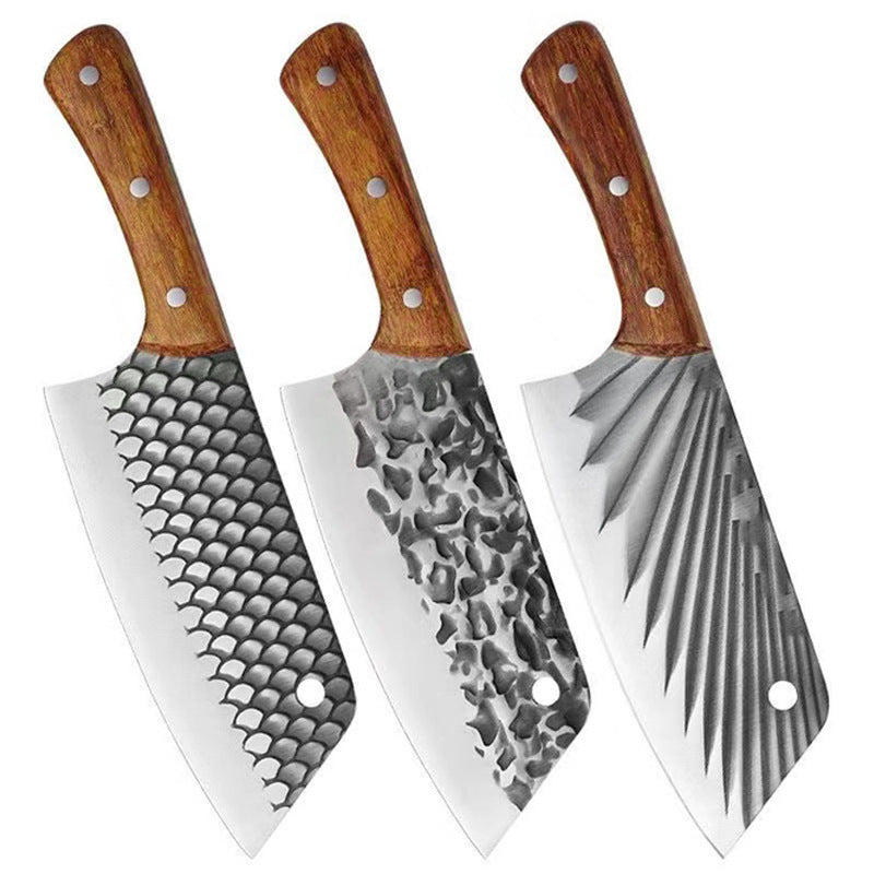 Handmade Stainless Steel Chef's Knifes with Bamboo handle