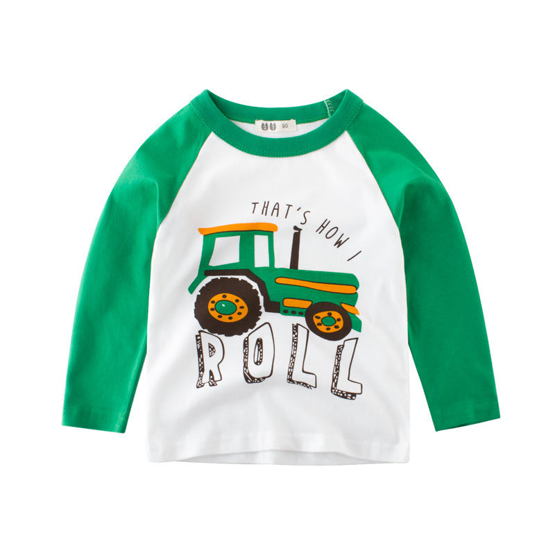 Children's long sleeve Tractor T-shirt