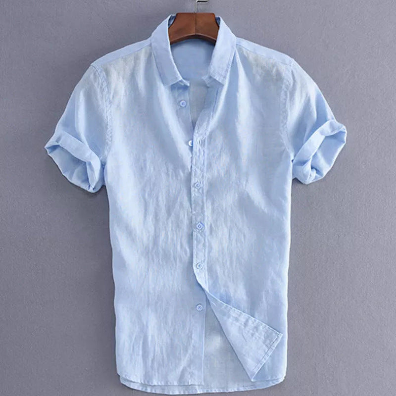 Mens Hemp Cotton Comfortable Shirts