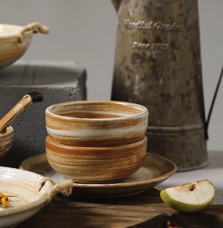 Japanese Style Coarse Pottery Tableware