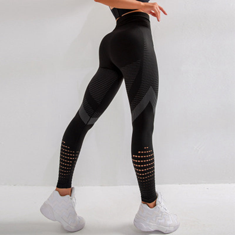 High waist hips running fitness track pants
