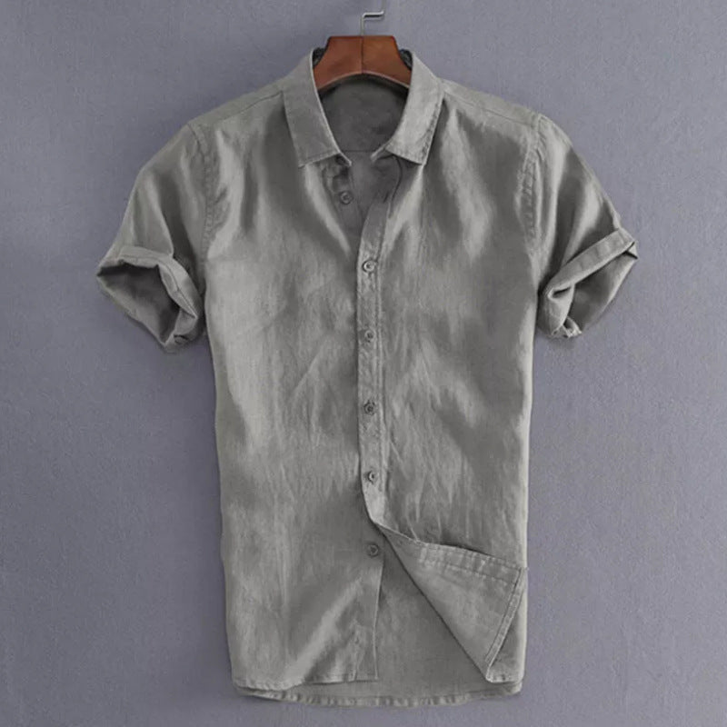 Mens Hemp Cotton Comfortable Shirts