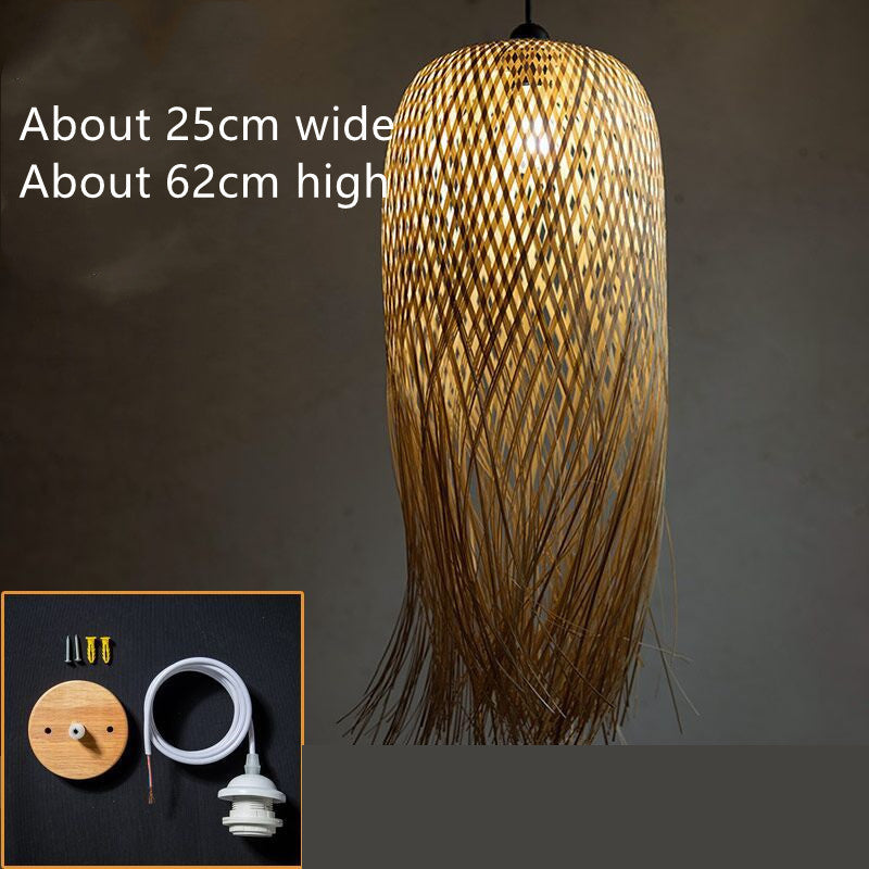 Bamboo Weaved Chandelier