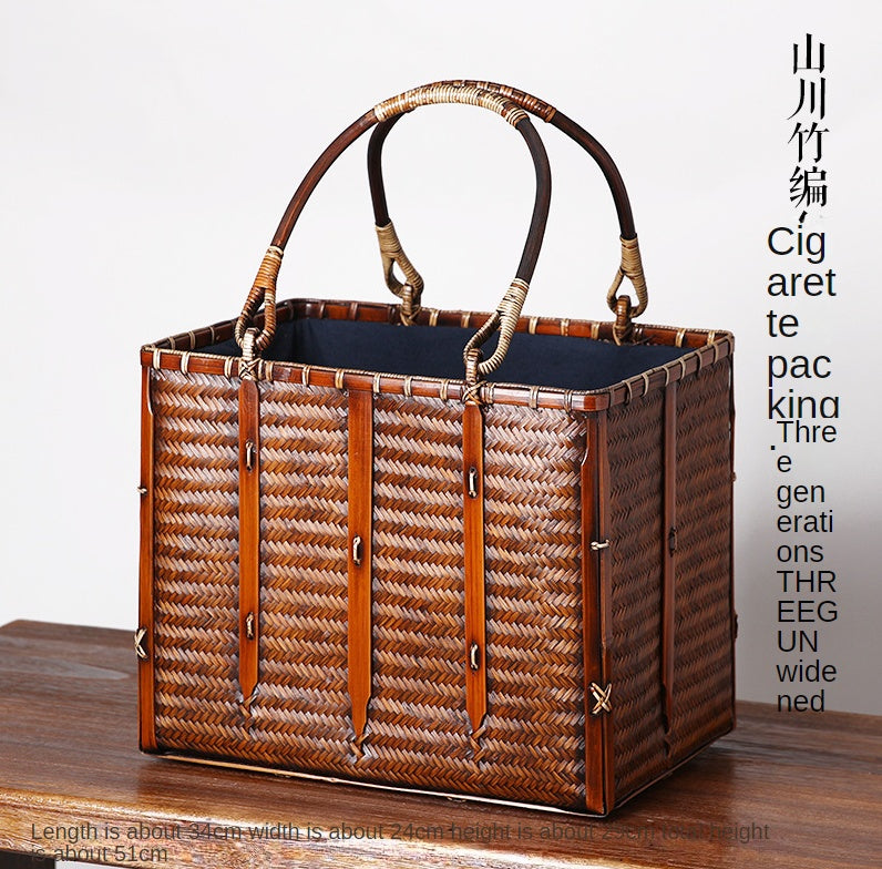 Hand made Bamboo Woven Bag