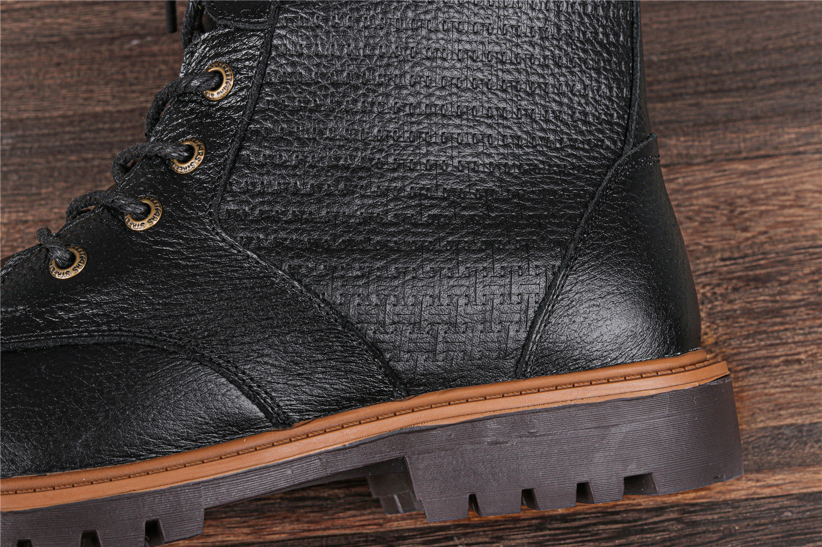Wool Inner Top Layer Cowhide Winter Boots