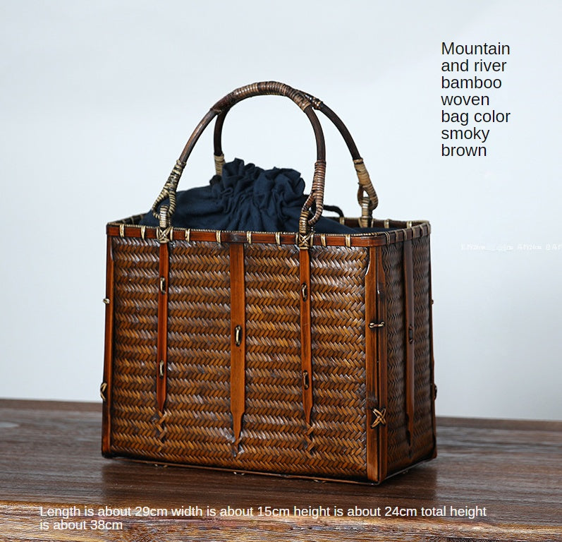 Hand made Bamboo Woven Bag