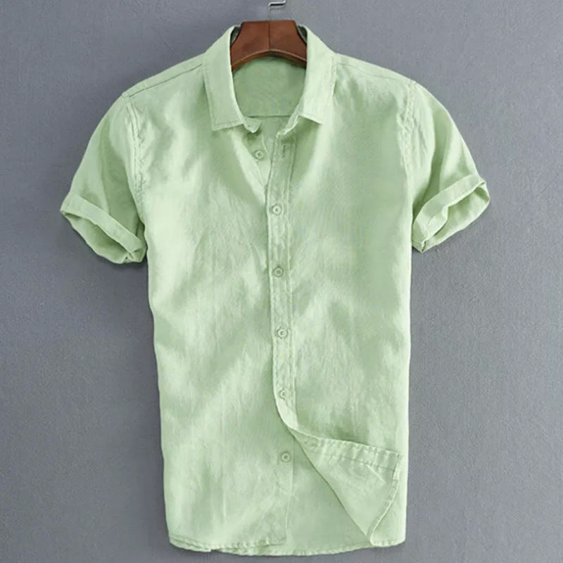 Mens Hemp Cotton Comfortable Shirts