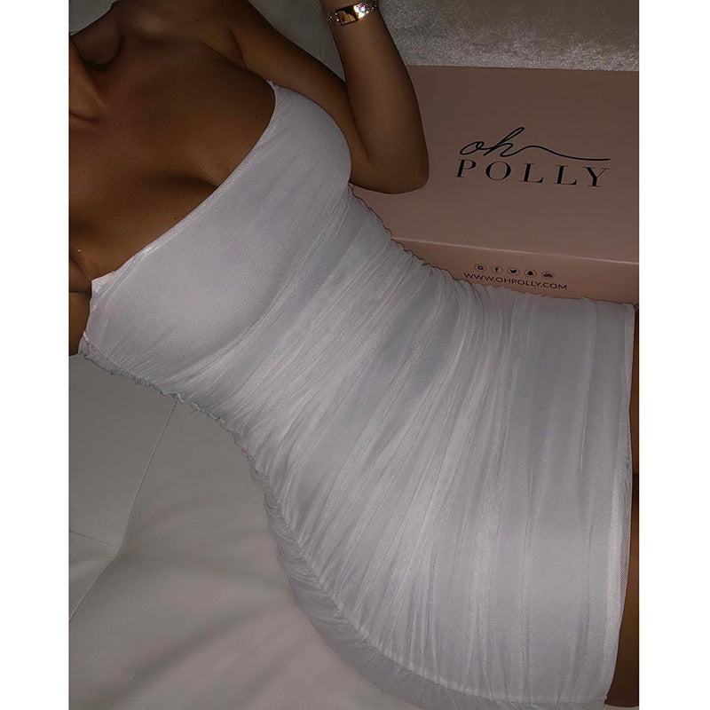 Mesh Fitted Dress