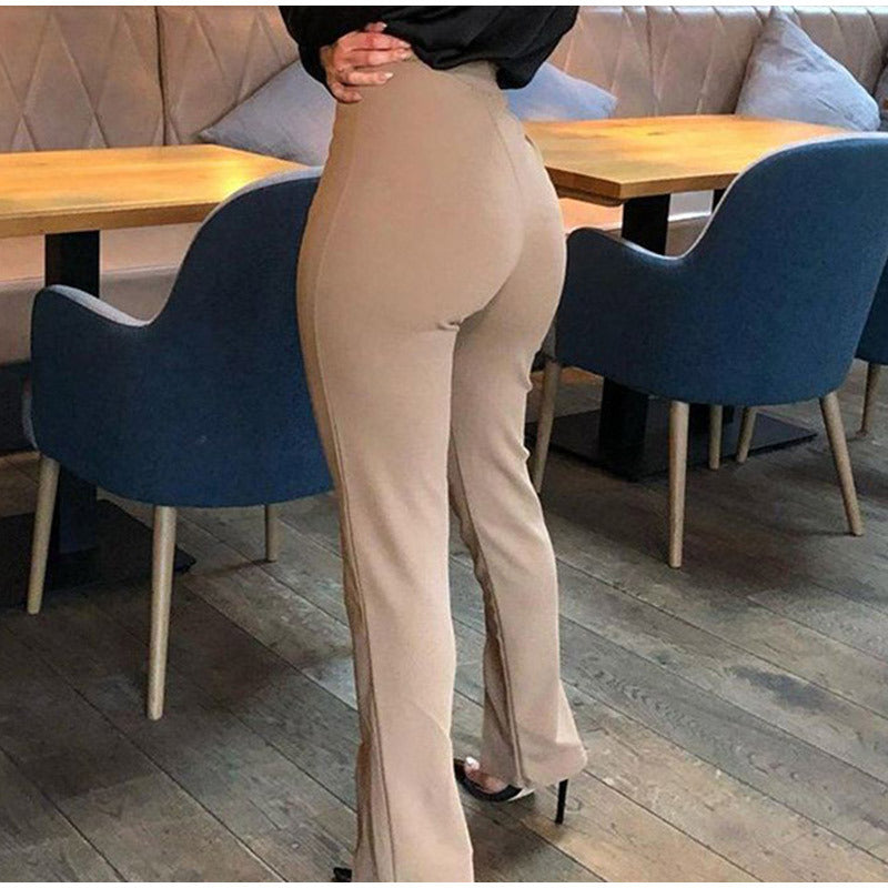 Casual Split Bottom Pants