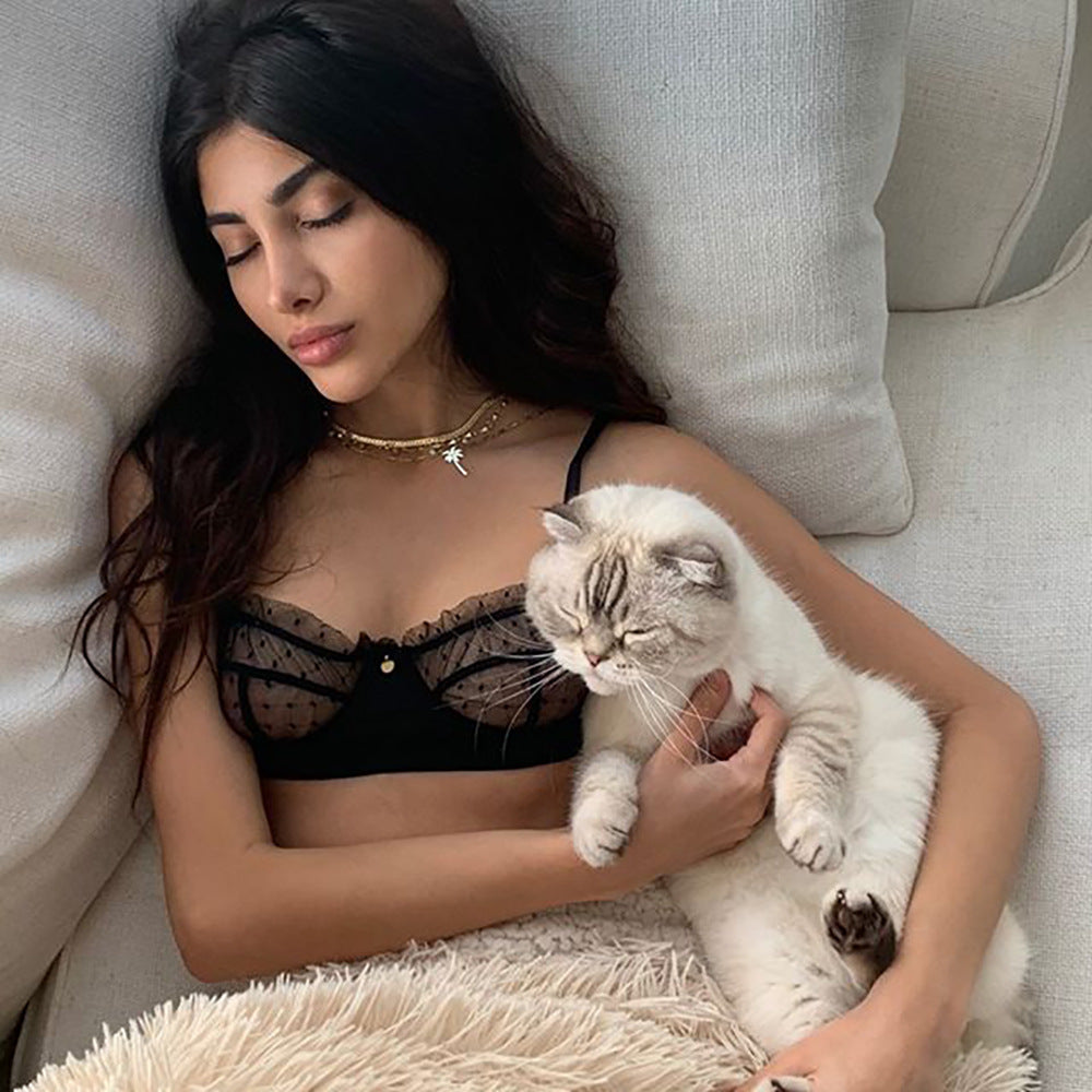 Elegant Mesh Lingerie Set