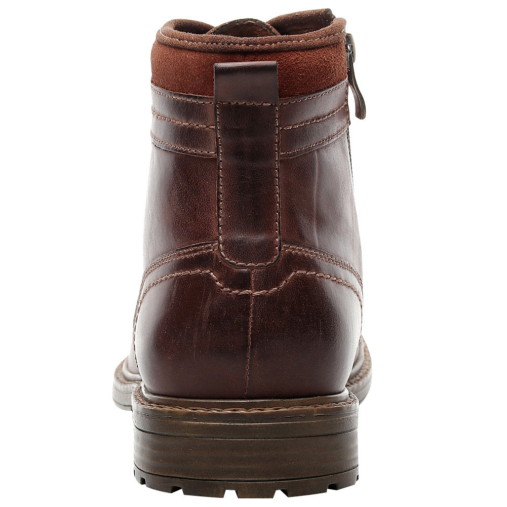 Simple Leather Men's Boots