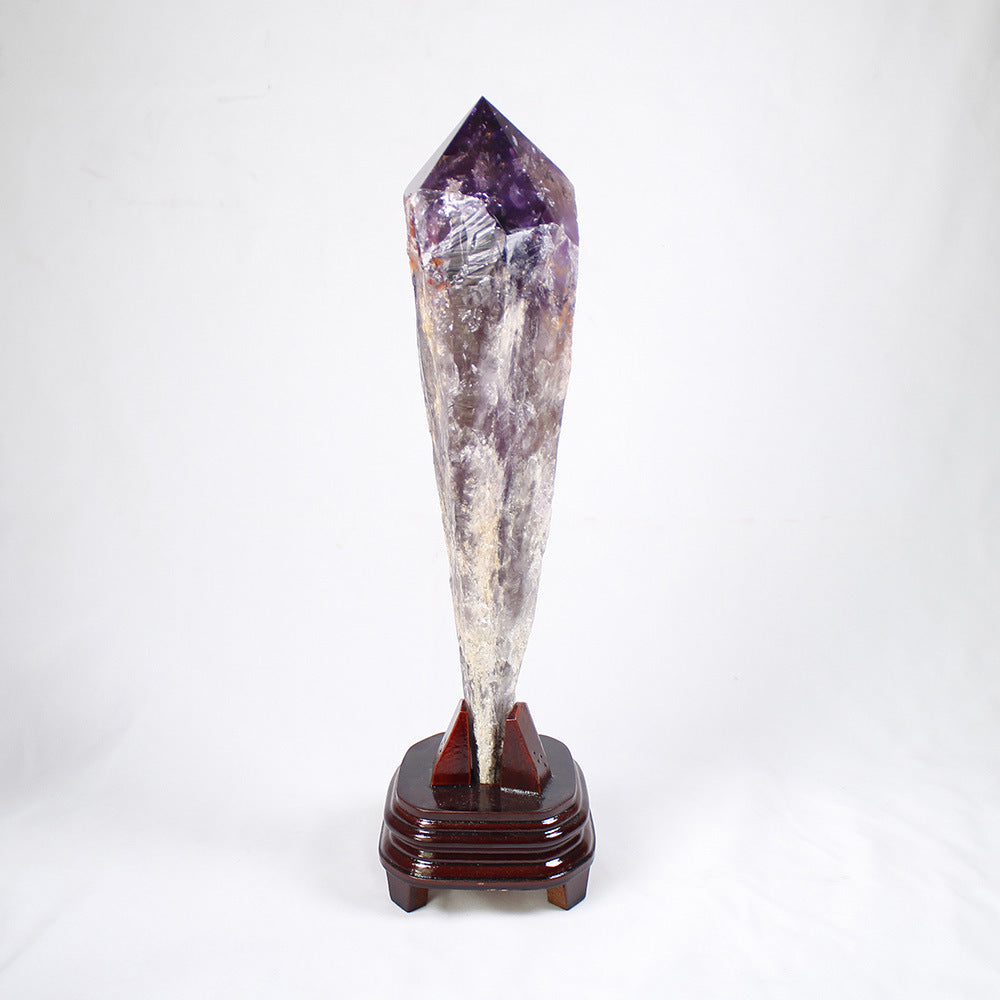 Natural Amethyst Backbone Scepter Ornament