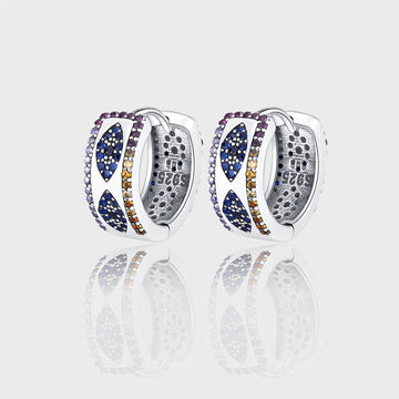 Turkish Blue Eyes 925 Sterling Silver Earring