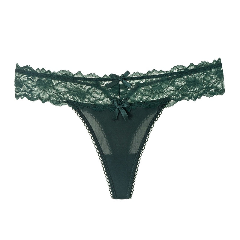 Low waist Laced Thong