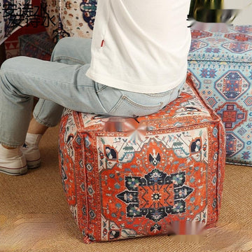 Hand made Moroccan Stylish Cotton/Linen Floor Cushion