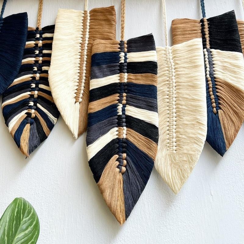 Handmade Moroccan Exotic Weaved Vintage Wall Accent