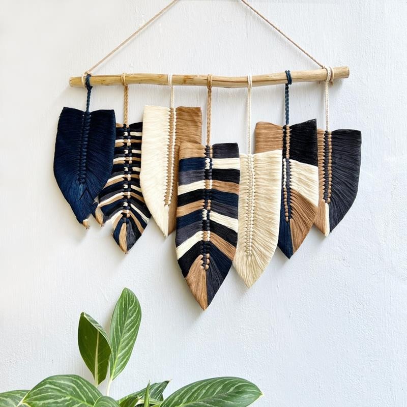 Handmade Moroccan Exotic Weaved Vintage Wall Accent