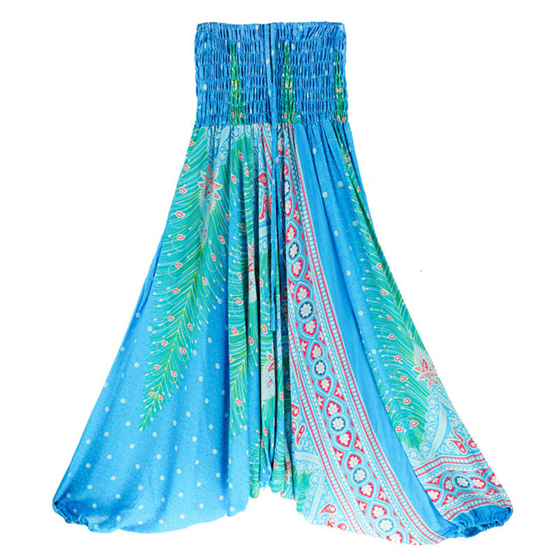 Casual Big Crotch, Belly Dance Style Fit Cotton Pants