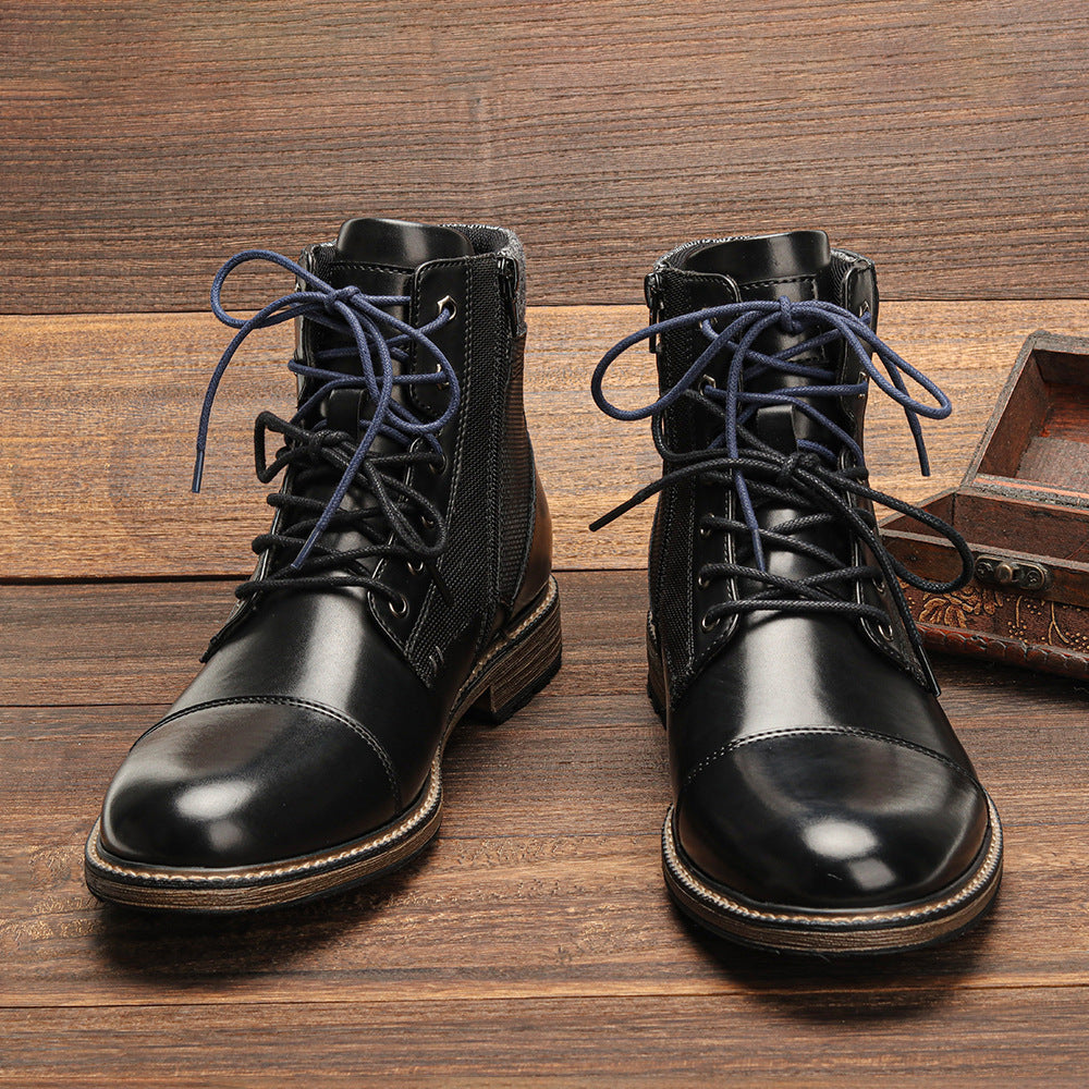 Men's High Top Work Leather Boots