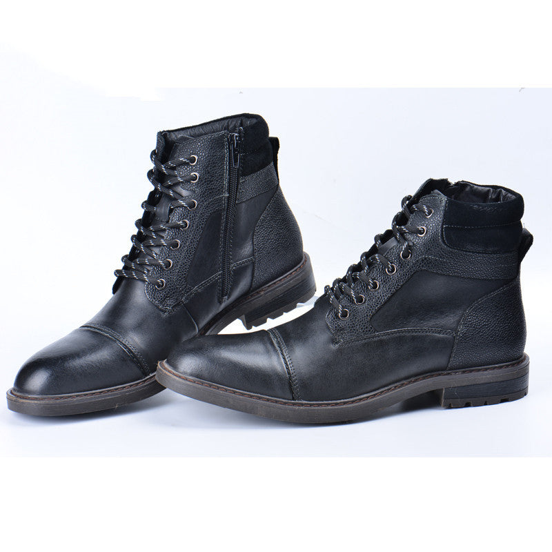Casual Leather Martin Boots