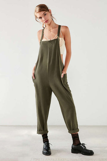 Comfortable Cotton Bib Pants