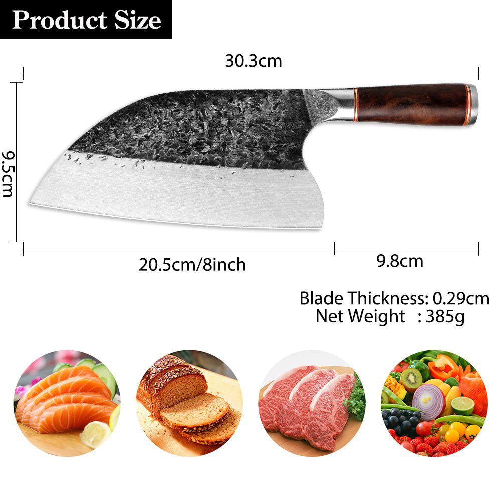 Special Hand Hammered Stainless Steel Chef's Knife