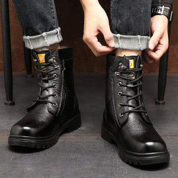 Winter Fleeced Warm High Top Cotton Boots