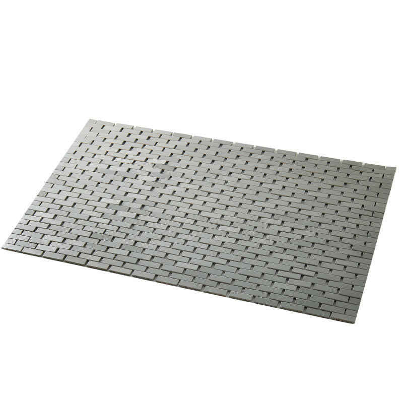 Hand-woven Waterproof Non-slip Bamboo Ground Mat