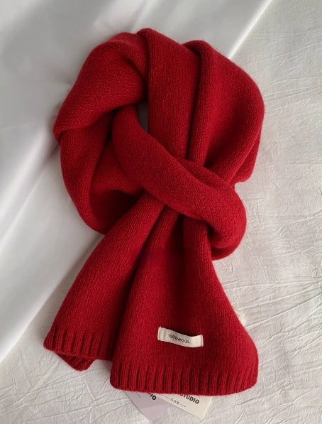 Pure Wool Scarf Gloves Hat Winter Bundle