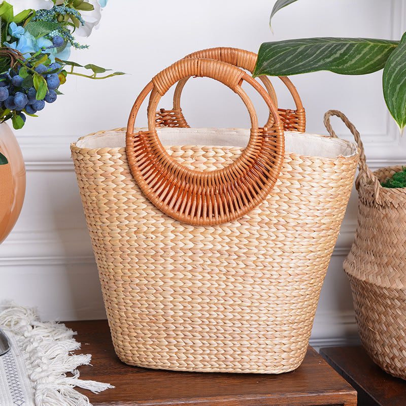 Handmade Straw Summer Handbag