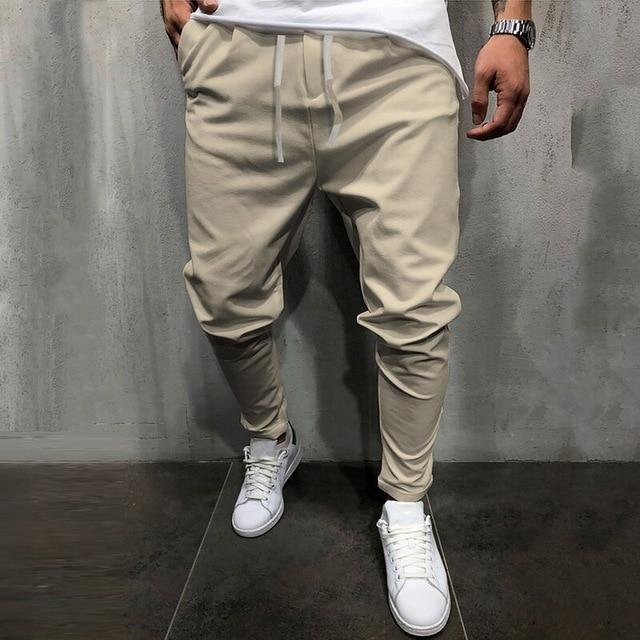 Relaxed Cropped Pants With Elastic Band