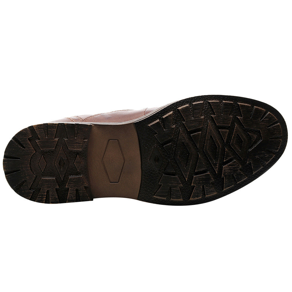 Simple Leather Men's Boots