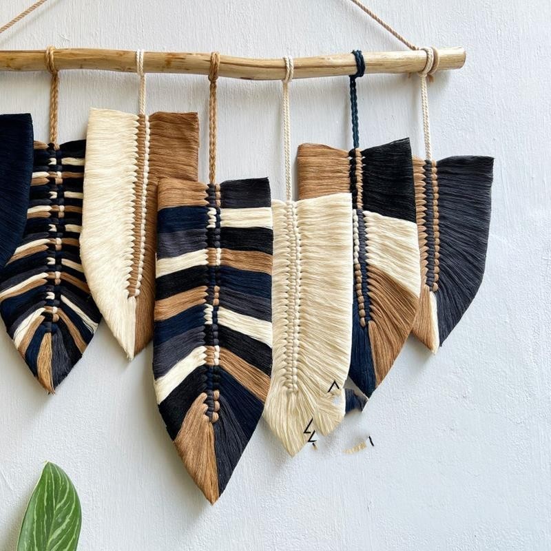 Handmade Moroccan Exotic Weaved Vintage Wall Accent