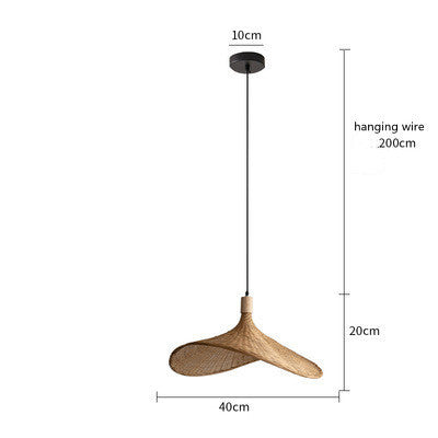 Bamboo Chandelier Japanese Style Lamp