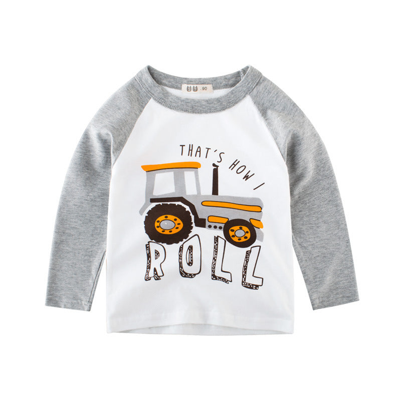 Children's long sleeve Tractor T-shirt