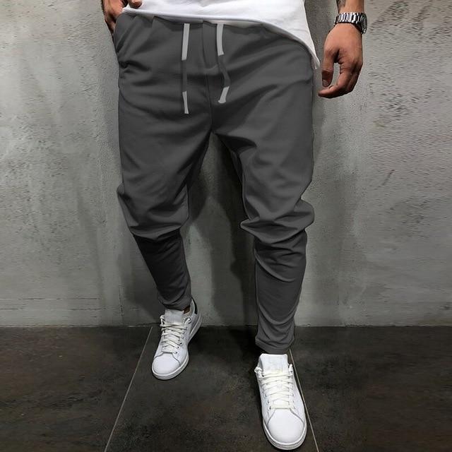 Relaxed Cropped Pants With Elastic Band