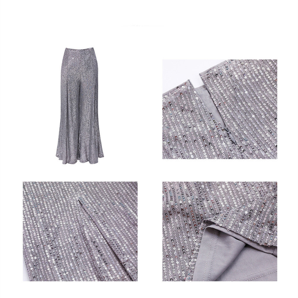 Women's Casual High Waist Straight Pants